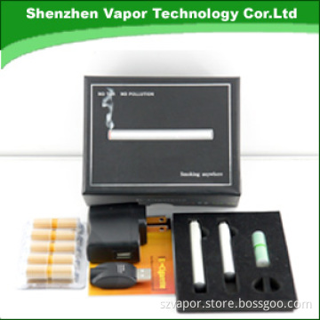 E Cigarette Very Hot and Popular Model Kr808d-1 10.2$ Per Set, One Set Comes with 2 Rechargable Batteries, 6 Horizontal Cartomizers, Home and USB Chargers.